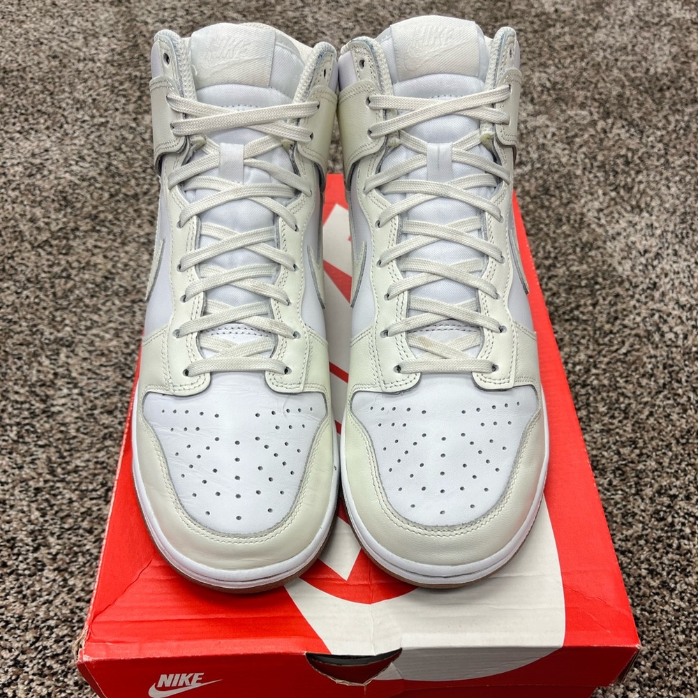 Nike Dunk High Sail Gum White Shoes DD1869-109 Womens Size 9 OG Box